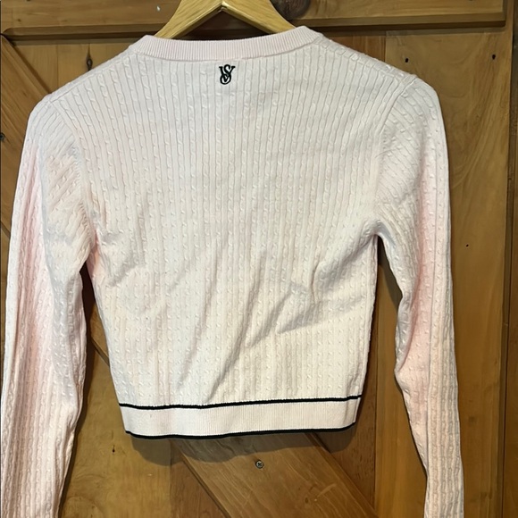 Victoria's Secret Pink Cable Knit Sweater - Picture 2 of 2